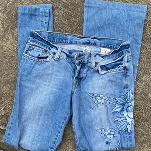 Lucky Brand embellished jeans GORGEOUS
